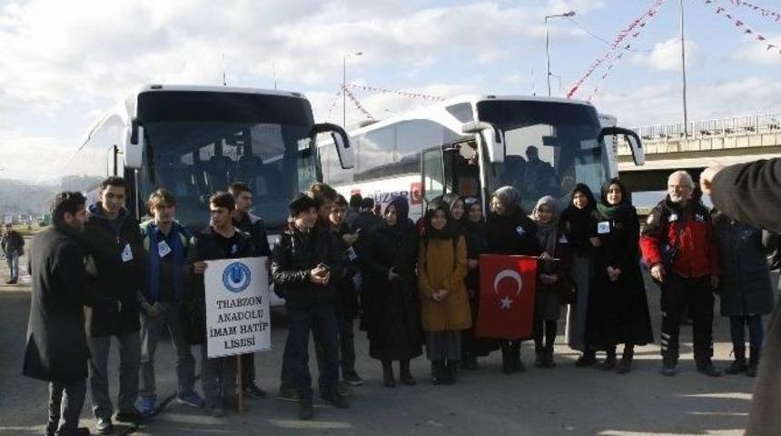 &ldquo;halep&rsquo;e Yol A&ccedil;ın&rdquo; Konvoyu Trabzon&rsquo;dan Dualarla Yola &Ccedil;ıktı