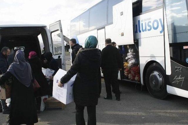 “halep’e Yol Açın” Konvoyu Trabzon’dan Dualarla Yola Çıktı