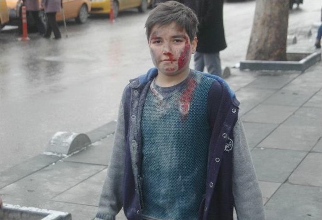 &Uuml;niversite &Ouml;ğrencilerinden Halep Protestosu