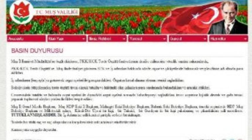 Muş&rsquo;Ta Ter&ouml;r Operasyonu: 9 Tutuklama