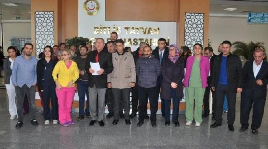 Tatvan&rsquo;Da Doktora Saldırı Kınandı