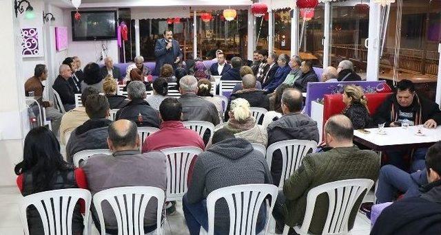 Sümer Mahalle Toplantılarına Katıldı