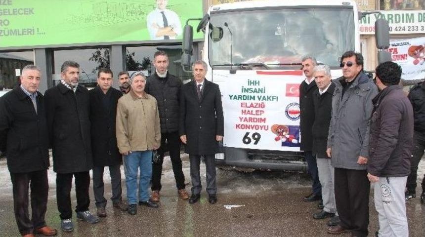 Elazığ&rsquo;dan Halep&rsquo;e 1 Kamyon İla&ccedil; Yardımı
