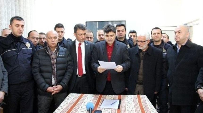 Karaman&rsquo;da D&ouml;rt Partiden Ter&ouml;re Karşı Ortak A&ccedil;ıklama