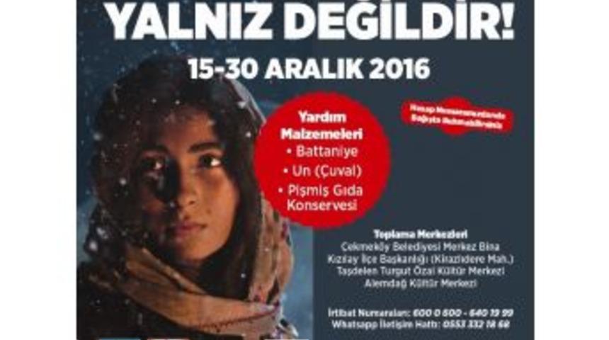 &Ccedil;ekmek&ouml;y Belediyesi&rsquo;nden Halep&rsquo;e Yardım Kampanyası