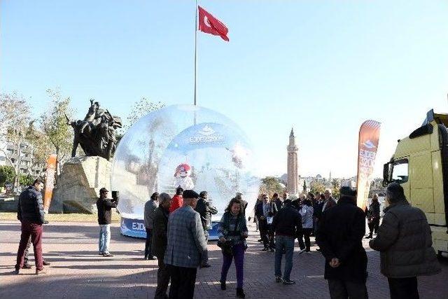 Antalya’da Kar Keyfi