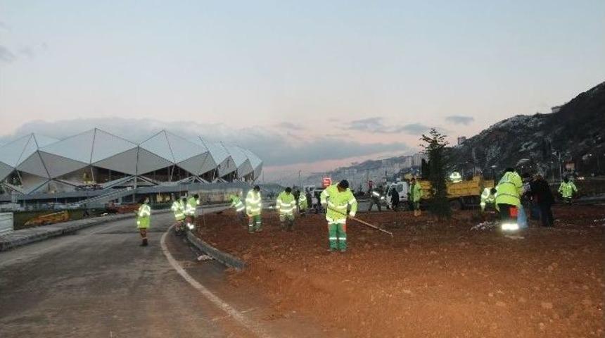 Trabzon B&uuml;y&uuml;kşehir Belediyesi&rsquo;nden Akyazı Seferberliği