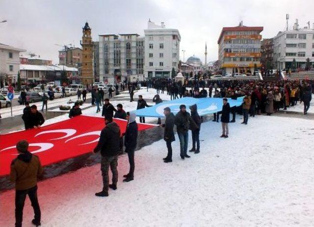 Yozgat'ta Teröre Tepki Yürüyüşleri