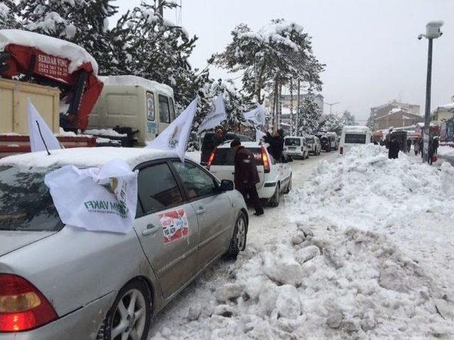 Halep Konvoyu Bitlis&rsquo;ten Yola &Ccedil;ıktı 1
