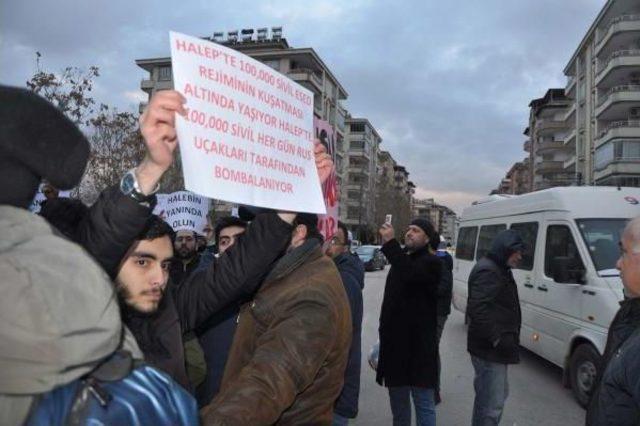 Gaziantep'te Halep Protestosu