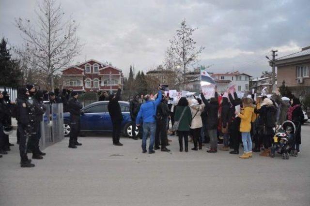 Gaziantep'te Halep Protestosu