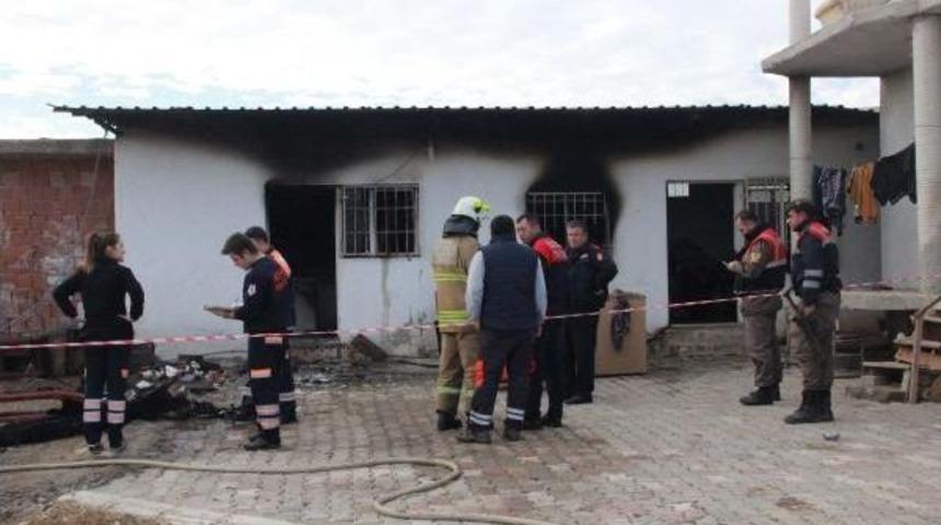 Bedensel Ve G&ouml;rme Engelli Kadın Yanarak Can Verdi