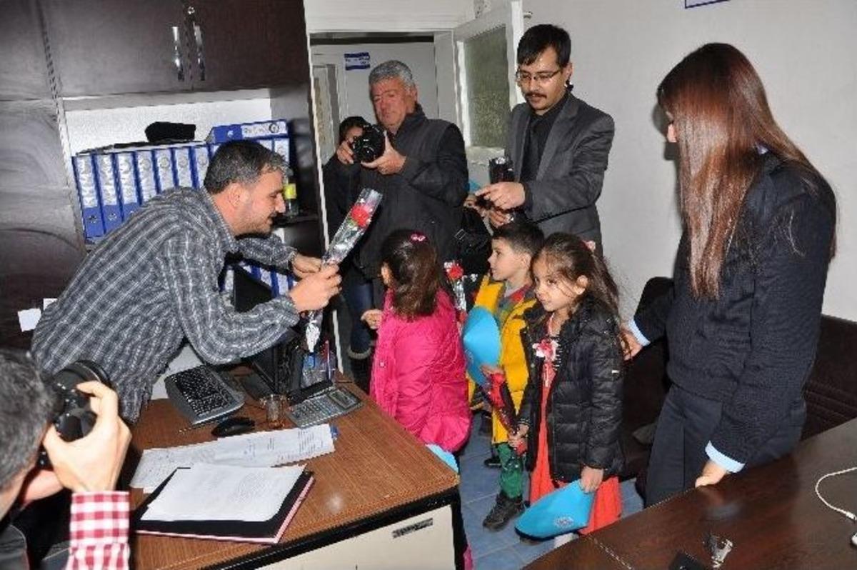 Minik &Ouml;ğrencilerden Emniyet M&uuml;d&uuml;rl&uuml;ğ&uuml;ne Ziyaret