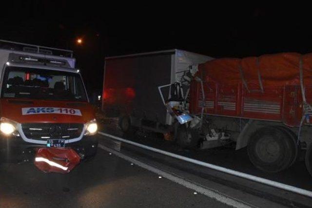 Yakıtı Biten Kamyon Kazaya Neden Oldu: 1 Ölü