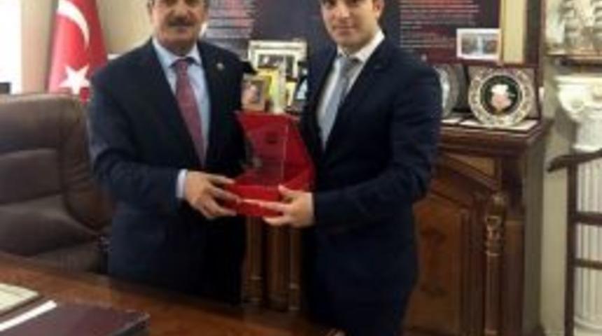 Asimder&rsquo;den Taşlı&ccedil;ay Belediye Başkanı Taşdemir&rsquo;e Ziyaret