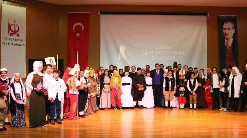 Kedem &Ouml;ğrencileri Mevlana&rsquo;yı Mesnevi G&ouml;sterisiyle Andı