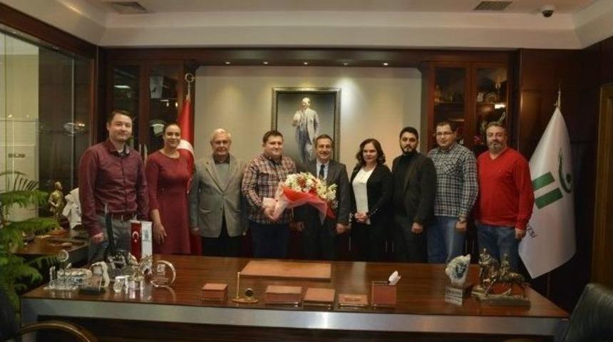 Başkan Ata&ccedil;&rsquo;a &Ccedil;eşitli Ziyaretler