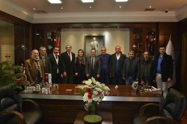 Başkan Ata&ccedil;&rsquo;a &Ccedil;eşitli Ziyaretler 2