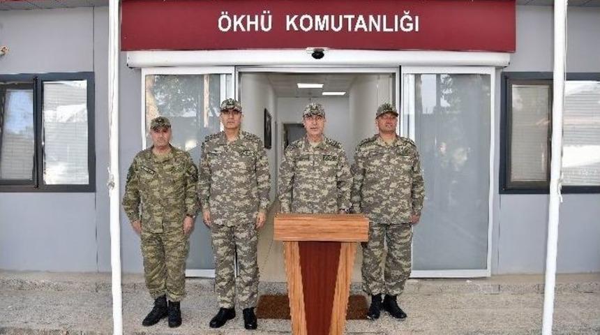 Genelkurmay Başkanı Akar, Elbeyli İl&ccedil;esindeki Sınır Birliklerini Denetledi