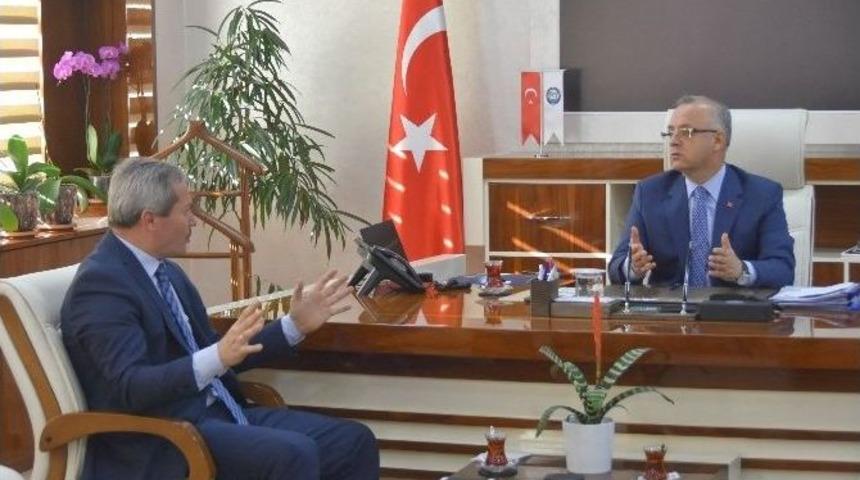 Ulaşım Daire Başkanı Deniz&rsquo;den Başkan Kayda&rsquo;ya Ziyaret