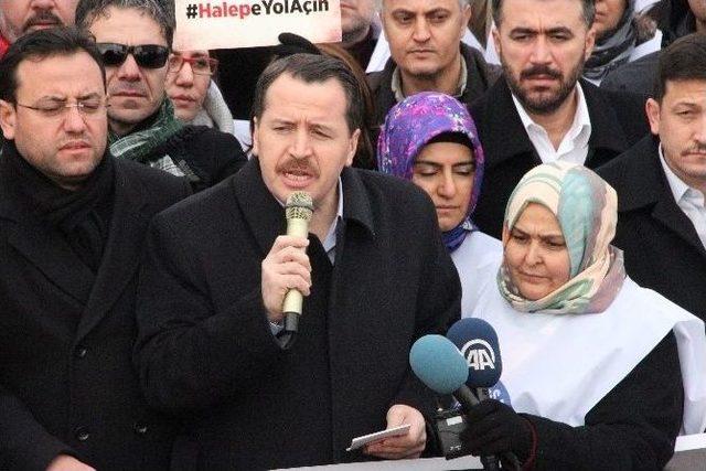 “halep’e Yol Ver” Konvoyu Hatay’da