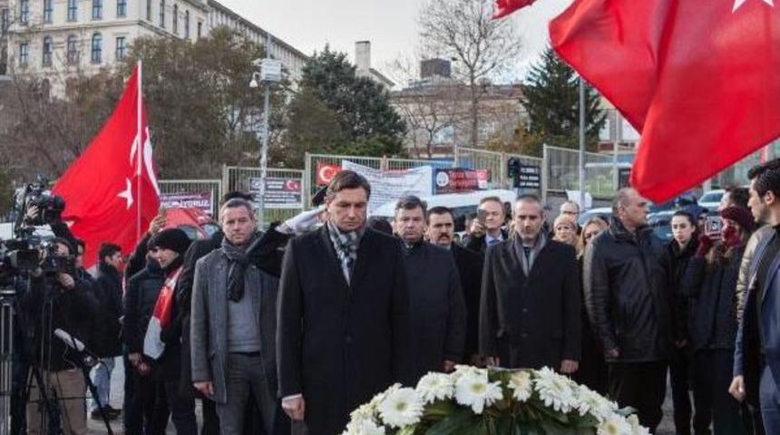 Slovenya Cumhurbaşkanı Borut Pahor'dan Şehitler Tepesi'ne Ziyaret