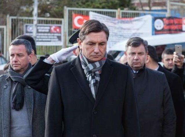 Slovenya Cumhurbaşkanı Borut Pahor dan Şehitler Tepesi ne Ziyaret 1