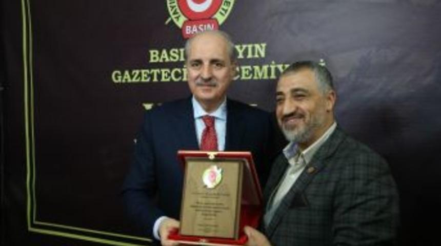 Kızılaslan, Başbakan Yardımcısı Kurtulmuş&rsquo;a Basının Sorunlarını Anlattı