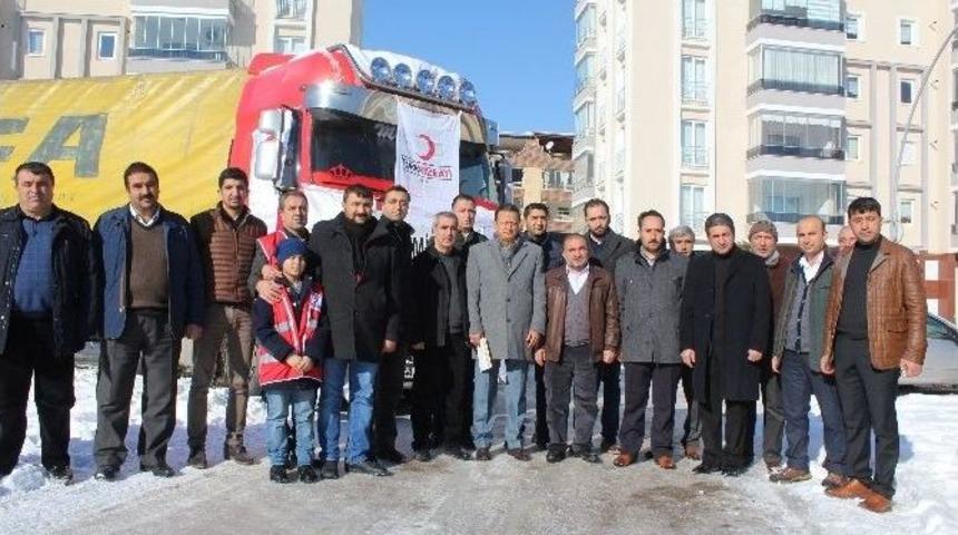 Malatya&rsquo;dan Halep&rsquo;e Gıda Yardımı