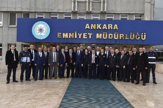 Zabıtadan Emniyet M&uuml;d&uuml;rl&uuml;ğ&uuml;ne Taziye Ziyareti 1