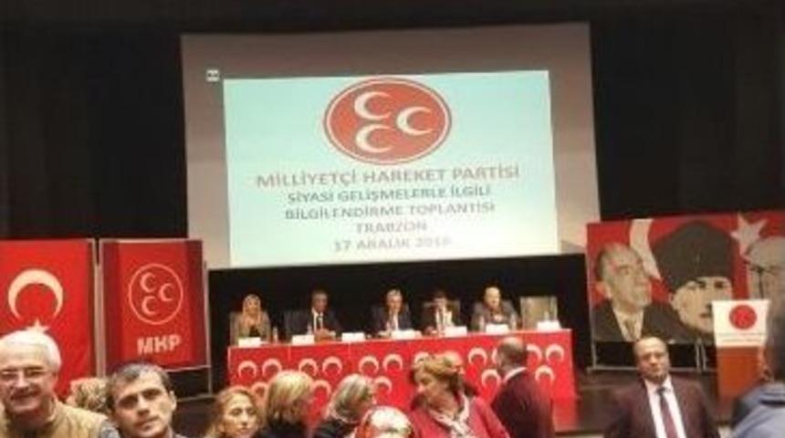 Trabzon&rsquo;da Mhp Toplantısı&rsquo;na Katılan Partili Kalp Krizi Ge&ccedil;irdi
