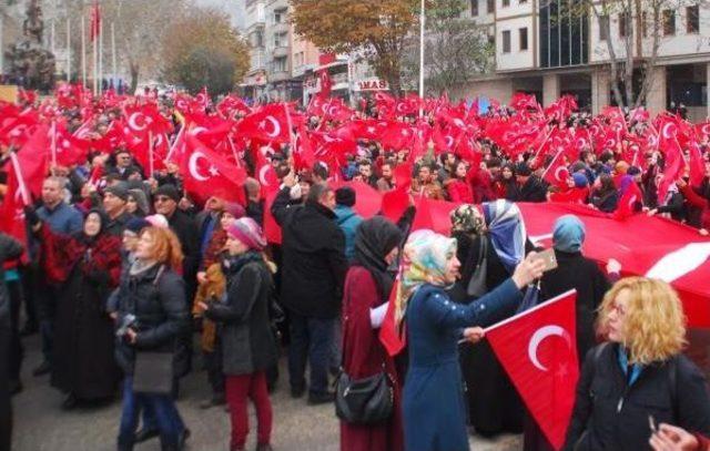 Amasya’Da Teröre Lanet Için 5 Bin Kişi Yürüdü