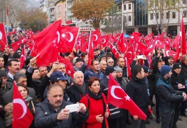 Amasya’Da Teröre Lanet Için 5 Bin Kişi Yürüdü