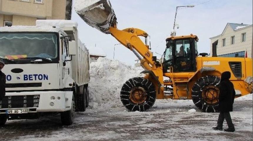Varto Belediyesinin Karla M&uuml;cadele &Ccedil;alışması Başladı