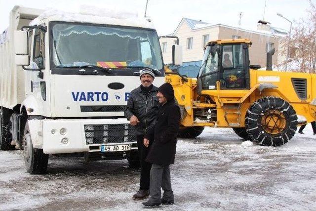 Varto Belediyesinin Karla Mücadele Çalışması Başladı