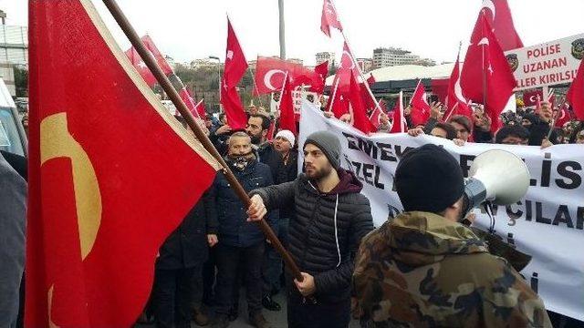 Emekli Özel Harekatçılar Şehitler Tepesi’nde Teröre Lanet Yağdırdı