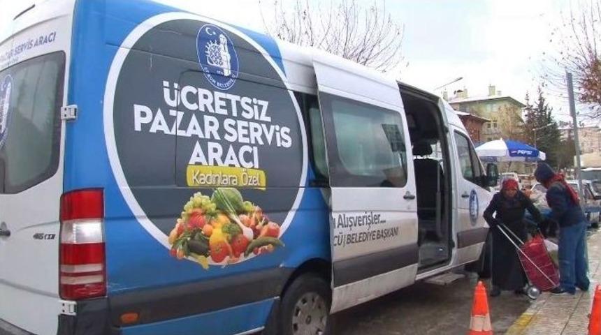 &Uuml;cretsiz Pazar Servisi Aracına İlgi B&uuml;y&uuml;k