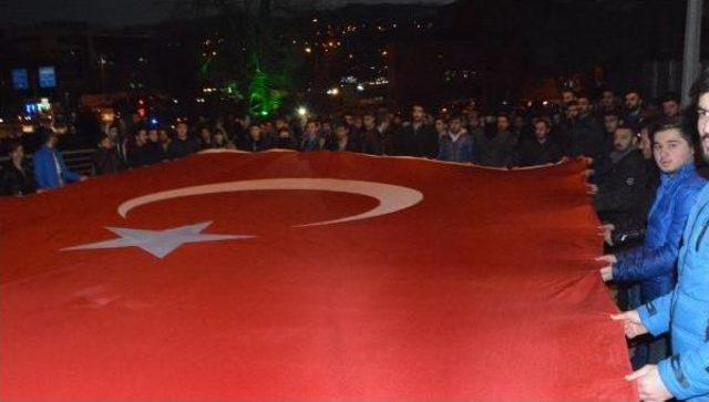 Karabük te Teröre Tepki Yürüyüşü 1