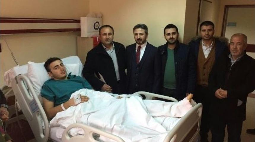 Başkanvekili Aydın, Yaralı Polise Ge&ccedil;miş Olsun Dileklerini İletti