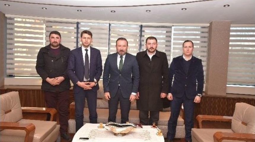 Başkan Doğan, &Uuml;lk&uuml; Ocakları&rsquo;nı Makamında Ağırladı