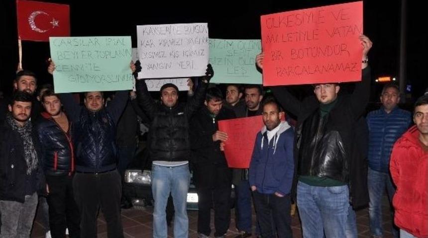 Aliağa&rsquo;da Ter&ouml;re Lanet Konvoyu