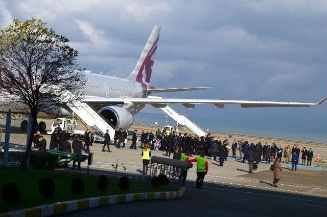 Katar Devleti Emiri Şeyh Temim Bin Hamed Al Sani Trabzon’da