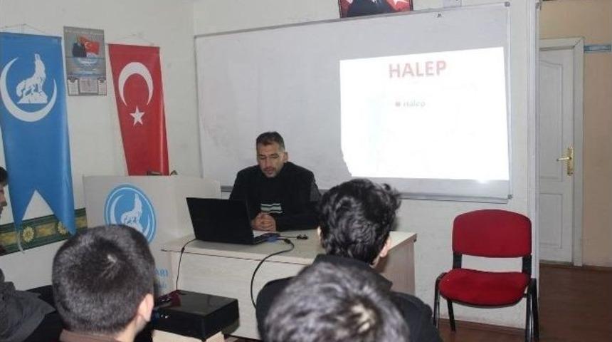 &Uuml;lk&uuml; Ocakları&rsquo;ndan &ldquo;halep&rdquo; Semineri
