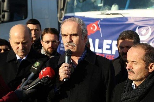 Bursa’dan Halep’e 20 Tır Daha Yardım Gönderildi 2