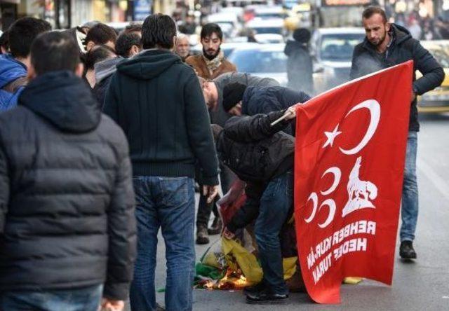 Hdp Şişli Binası Önünde Gösteri