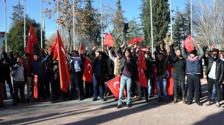 Gaziantep'te Ter&ouml;r Saldırıları Protesto Edildi