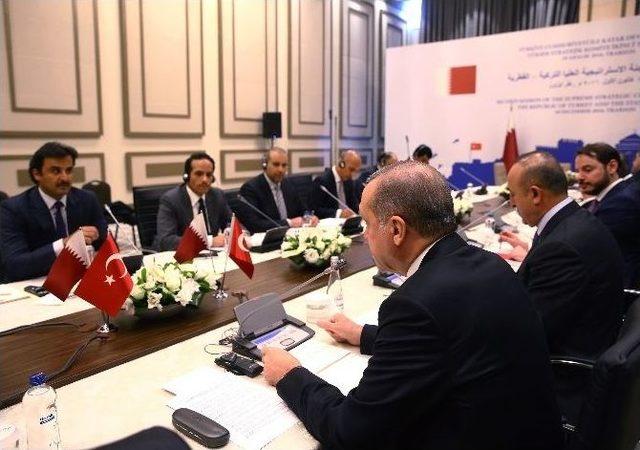 Cumhurbaşkanı Erdoğan Ve Katar Emiri Al Sani Trabzon’da