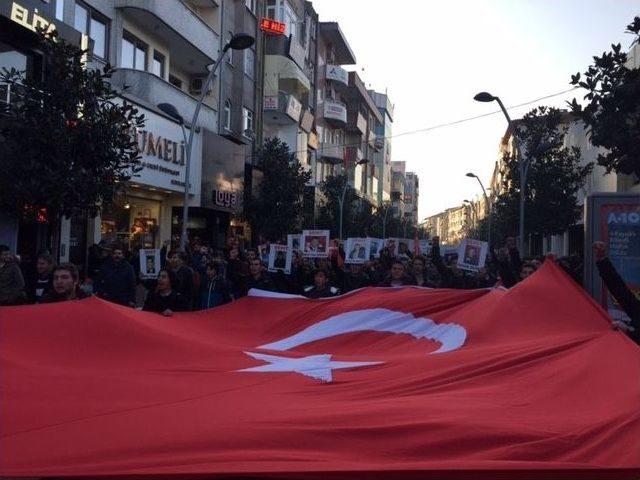 Mbd’den “teröre Tepki” Yürüyüşü