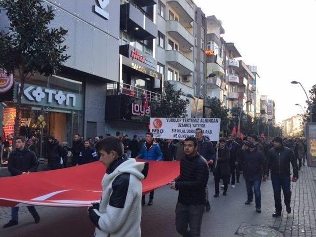 Mbd’den “teröre Tepki” Yürüyüşü