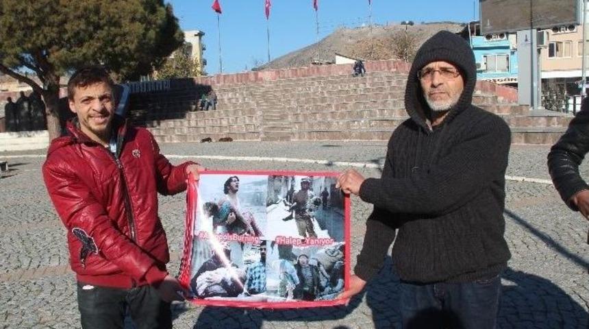 Bergama&rsquo;daki Suriyeliler Halep İ&ccedil;in Dua İstedi